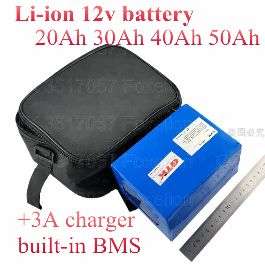 12V 20Ah литий ионный 50Ah 40Ah 12v 30Ah аккумулятор для гольфа тележка на колесиках скутер