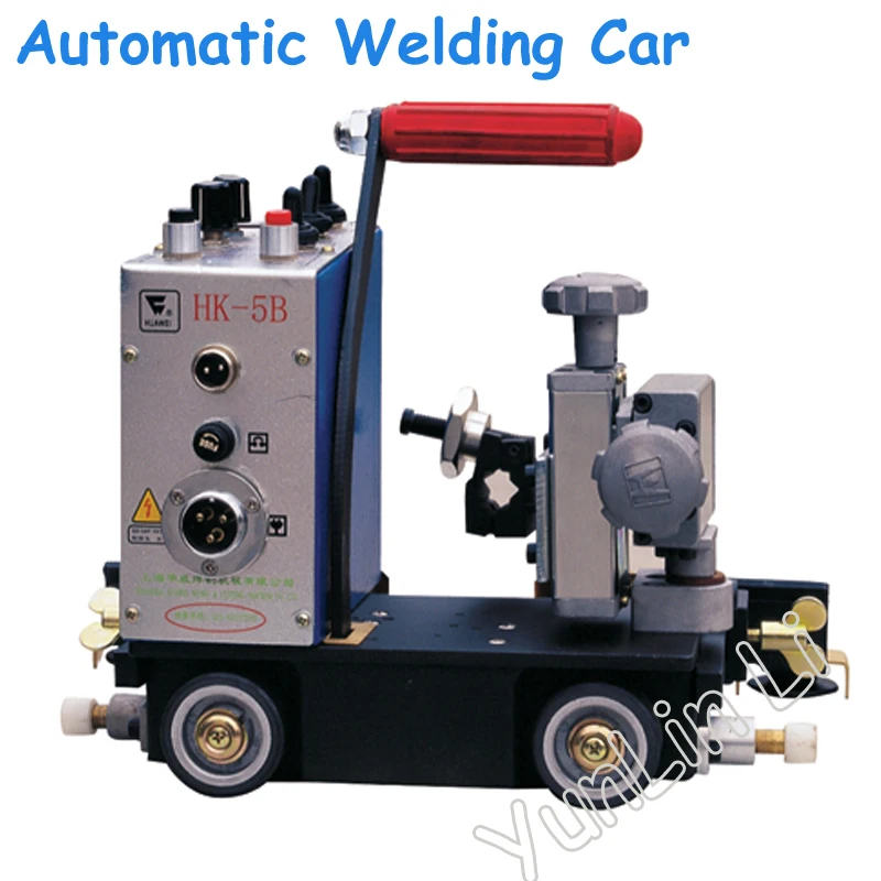 US $666.78 Automatic Welding Car Automatic Fillet Welding Car Fillet Welding Machine 24V Drive Motor Wire Cutting Line Welding Tools HK5B