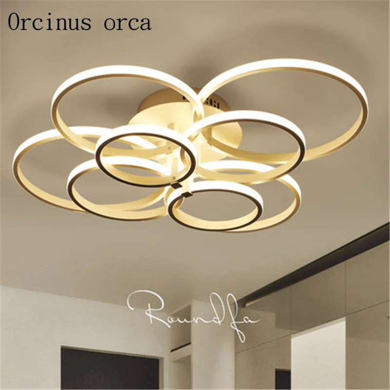 

Stepless adjustable brightness and adjustable color LED acrylic ceiling lamps, 4 head, 6 head, 8 head, LED ceiling light
