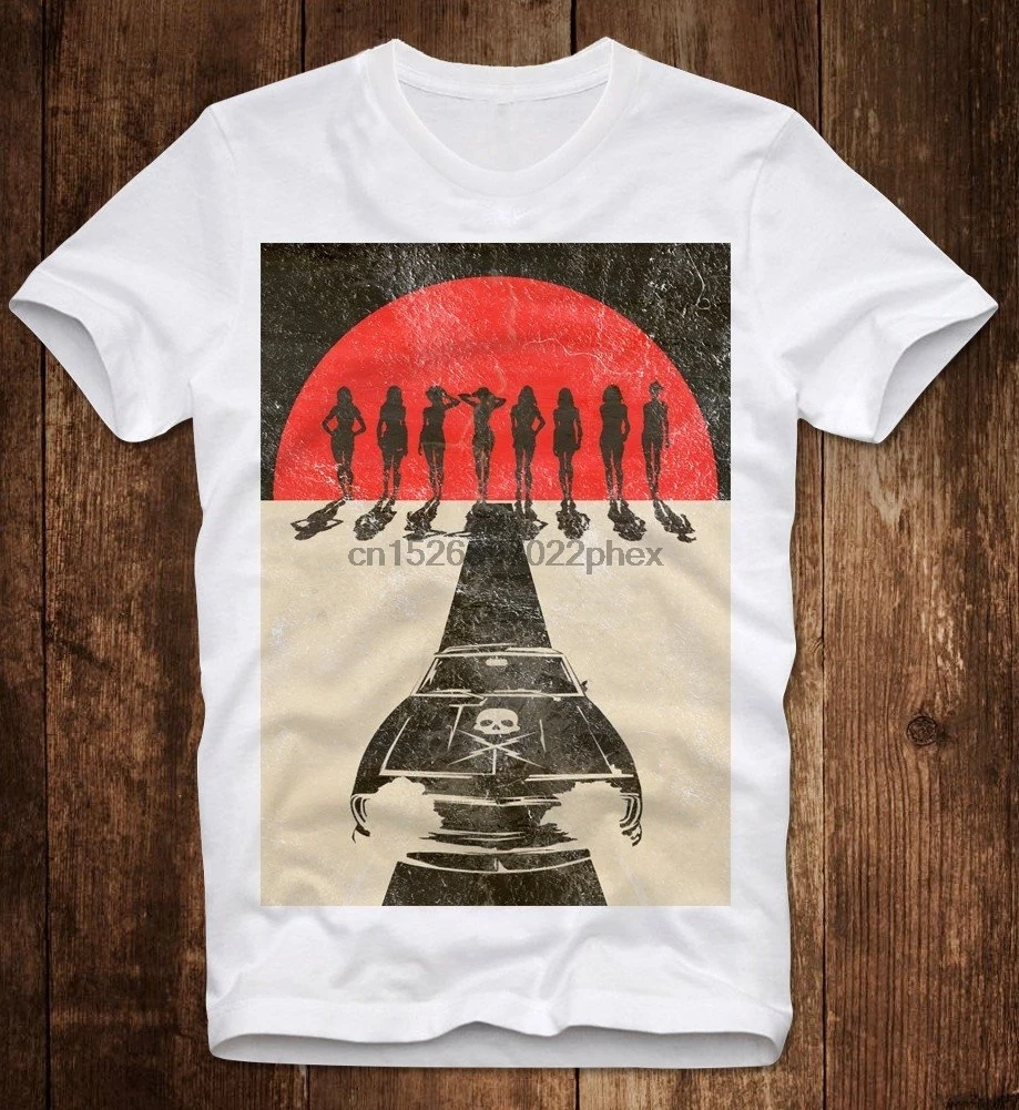 

T-Shirt Death Proof Stuntman Mike Tarantino Rodriguez Planet Terror Grindhouse Exploitation Ruyy Meyer Cult Movie Retro Vintage