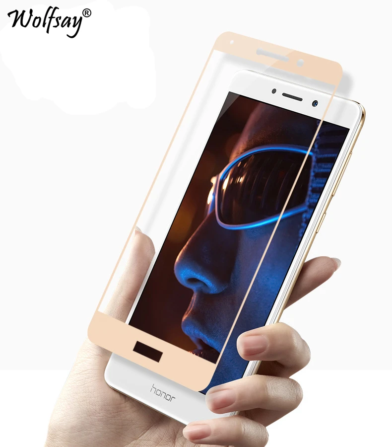 Wolfsay 1 шт для стекла Huawei Honor 6X защита экрана закаленное стекло Защитная пленка с