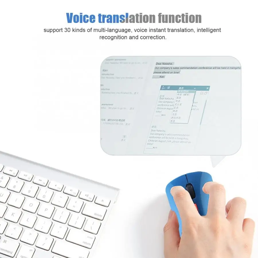 Переводчик искусственный интеллект голос к тексту многоязычный перевод мышь беспроводная мышь язык переводчик