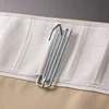 Metal stainless steel Curtain Hanging Hooks Ring Window White Plastic Hooks Home Curtain Accessories High Quality cp056&20 ► Photo 1/6