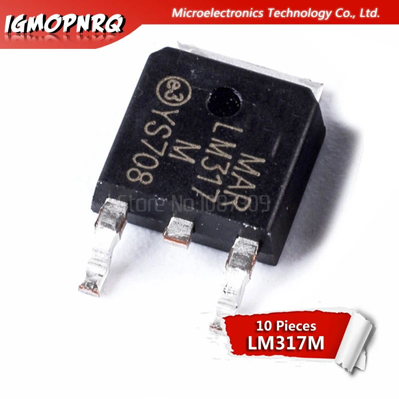 

10PCS LM317M SOT252 LM317 SOT LM317MDT SMD new voltage regulator IC