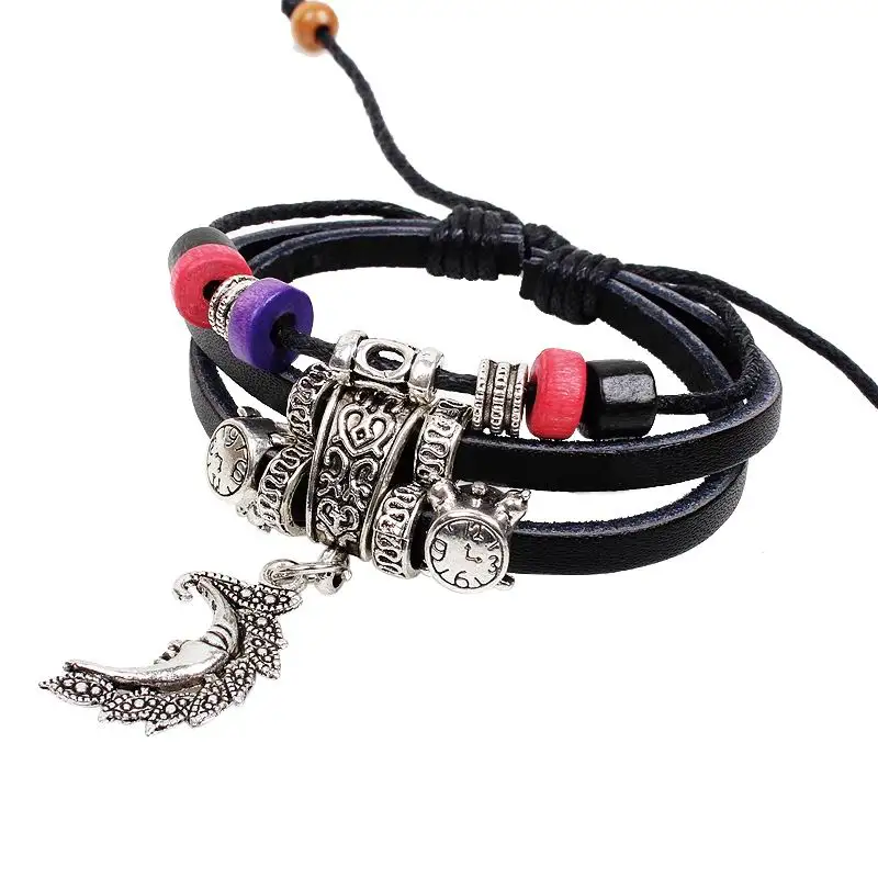 UBEAUTY рекламные браслеты сплав фурнитура ручной вязки Модный женский браслет дешевый браслет подарок на день рождения - Окраска металла: QNW2043