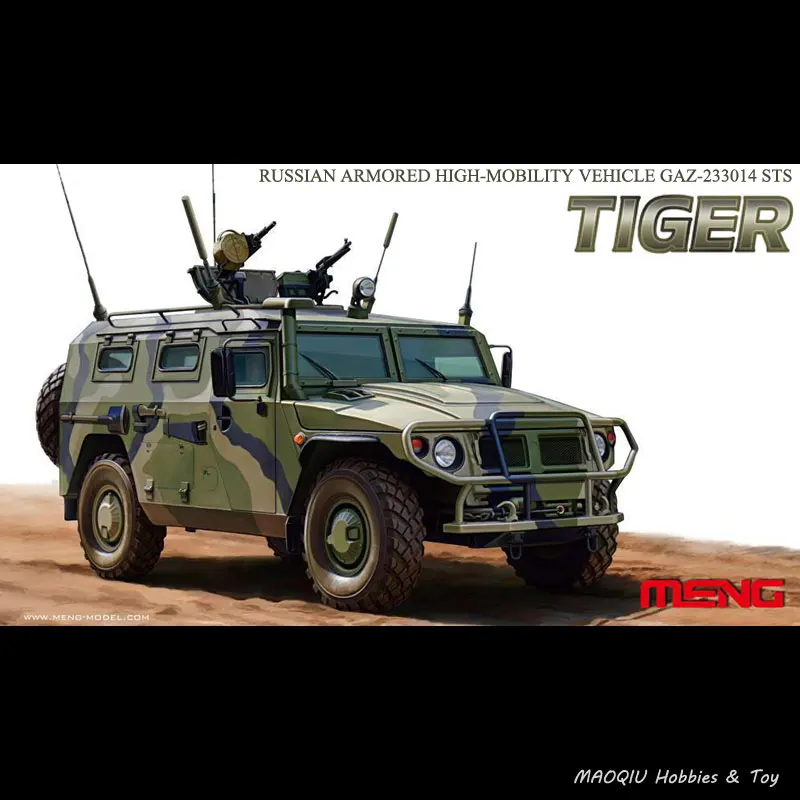 MENG 1/35 газ 233014 STS Тигр российский бронированный высокоподвижный автомобиль VS 003