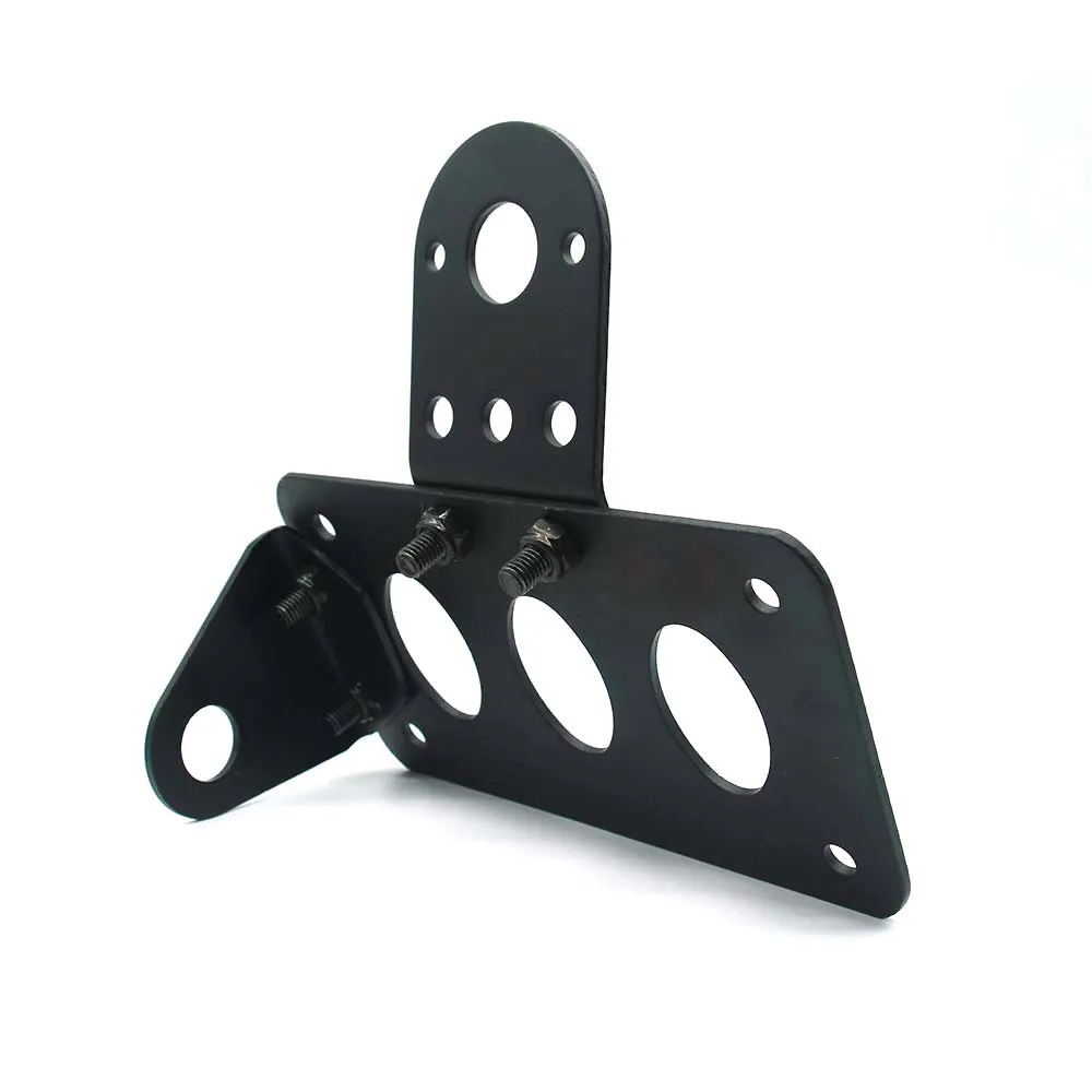 Universal Motorcycle Side Mount License Bracket Holder License Plate For Harley Bobber Chopper