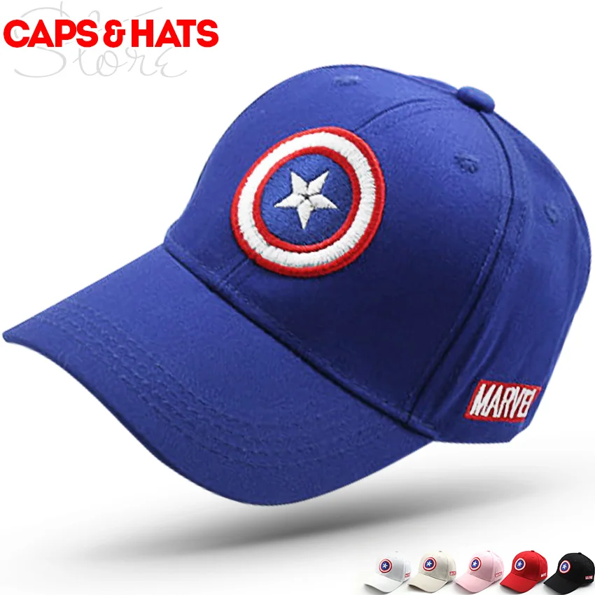 2018 USA Captain America Baseball Cap Kids Bones De Beisebol Child
