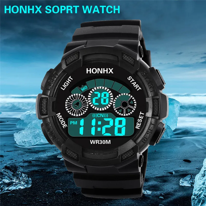 Men Sports Watches Digital Time Date Waterproof Children Boys Digital LED Sports Watch Kids Alarm Date Watch Gift Clock 3M29#N (13)