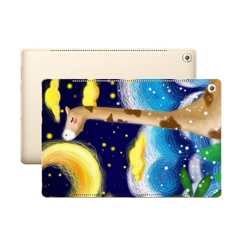 Многокрашеный чехол Dyi для huawei Mediapad Media Pad T3 10 8 7 M5 Dtab 4 M3 Lite 0 Btv dl09 силиконовый