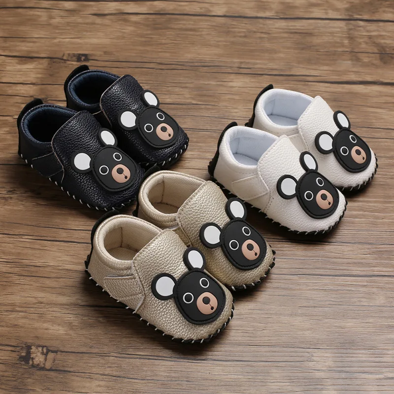 Baby shoes casual comfort pu boys and girls toddler shoes soft bottom