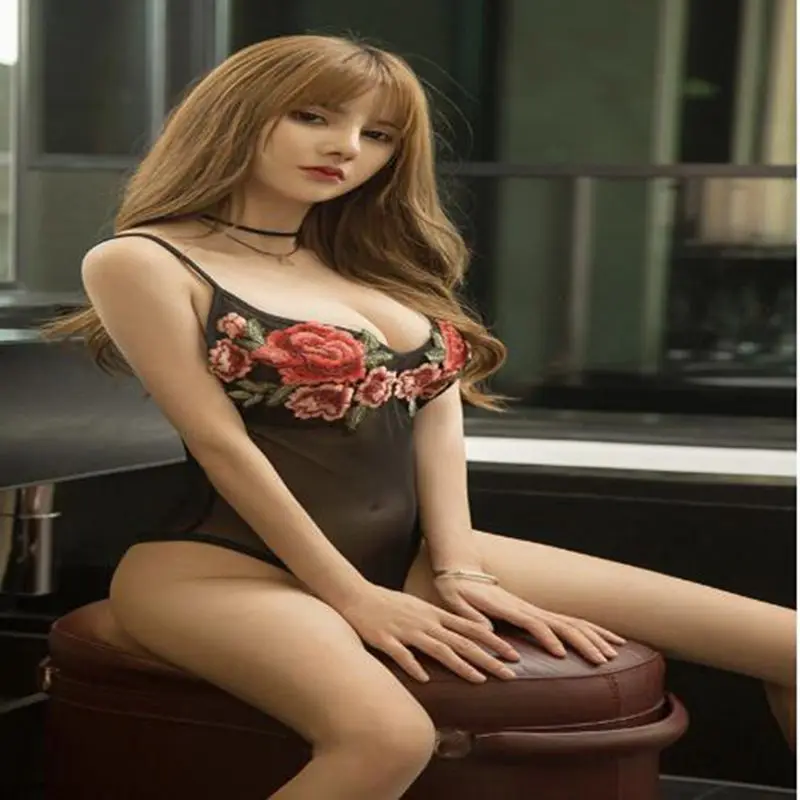 Hot sexy lingerie explosions new women's sexy underwear embroidered conjoined Sexy Pajamas