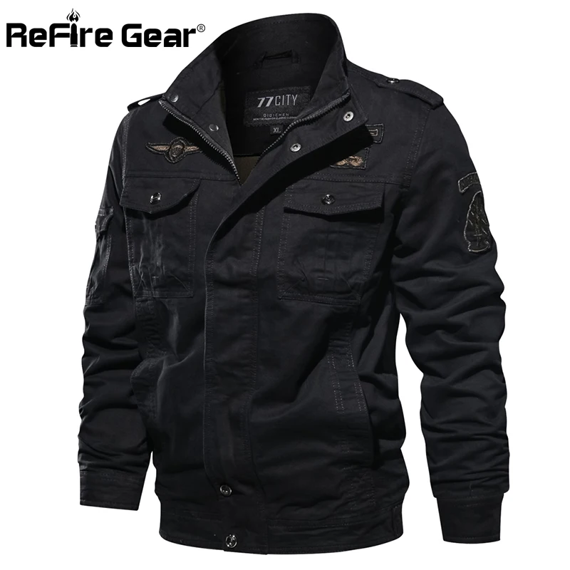 Куртка ReFire Gear Мужская тактическая бомбер в стиле милитари хлопковая армейская