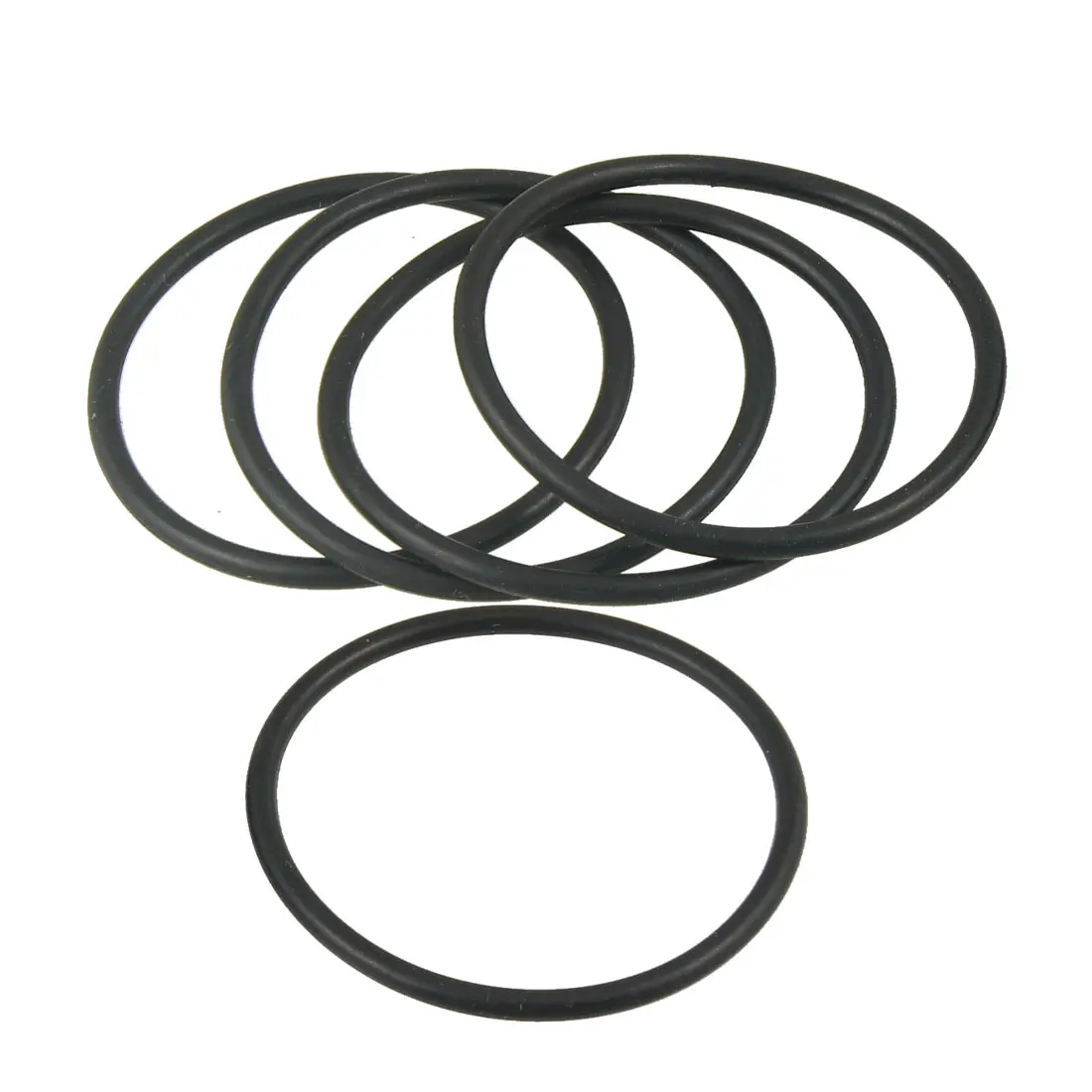 66mm x 3.5mm x 59mm Rubber Sealing Oil Filter O Rings Gaskets 5 Pcs