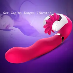 Вибратор Роллинг язык Вибратор G Spot Clitor стимулятор эротический массажер секс Вагина киска карман для взрослых Секс игрушки для женщин