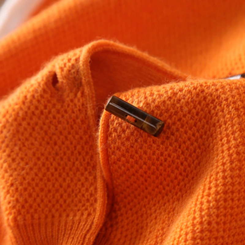 Весенний свитер осень зима новый круглый вырез кашемир кардиган, Женское пальто сплошной цвет самовыращивание свитер