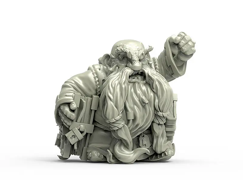 [Loong Way Miniatures] Durgin Paint Forge Guardian of the Path 32 мм Смола миниатюрная|Аксессуары для