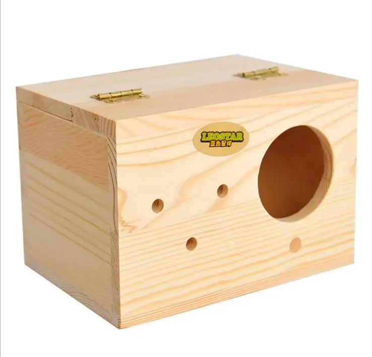 1404 12 De Réductionexquis En Bois Oiseau Maison Oiseau Cage Perroquet élevage Boîte Oiseau Nid W2037 Livraison Gratuite In Cages Et Accessoires