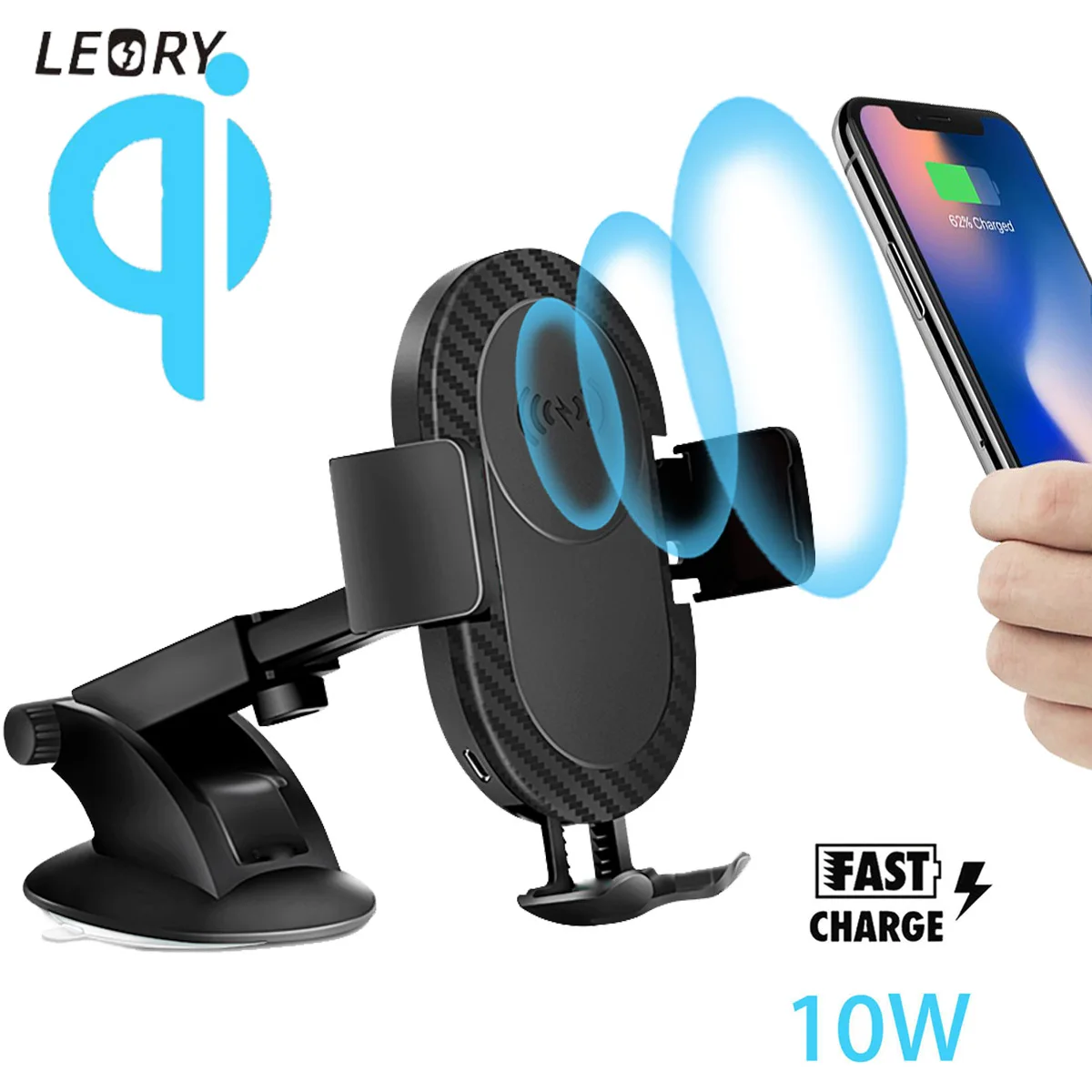 Buy 10W Gravity Car Holder Stand QI Wireless Car