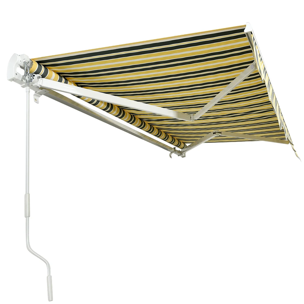 Panana Manual 3x2,5 m toldo exterior Patio jardín sombrilla refugio tela superior verde entrega rápida Panana Manual 3x2,5 m toldo exterior Patio jardín sombrilla refugio tela superior verde entrega rápida