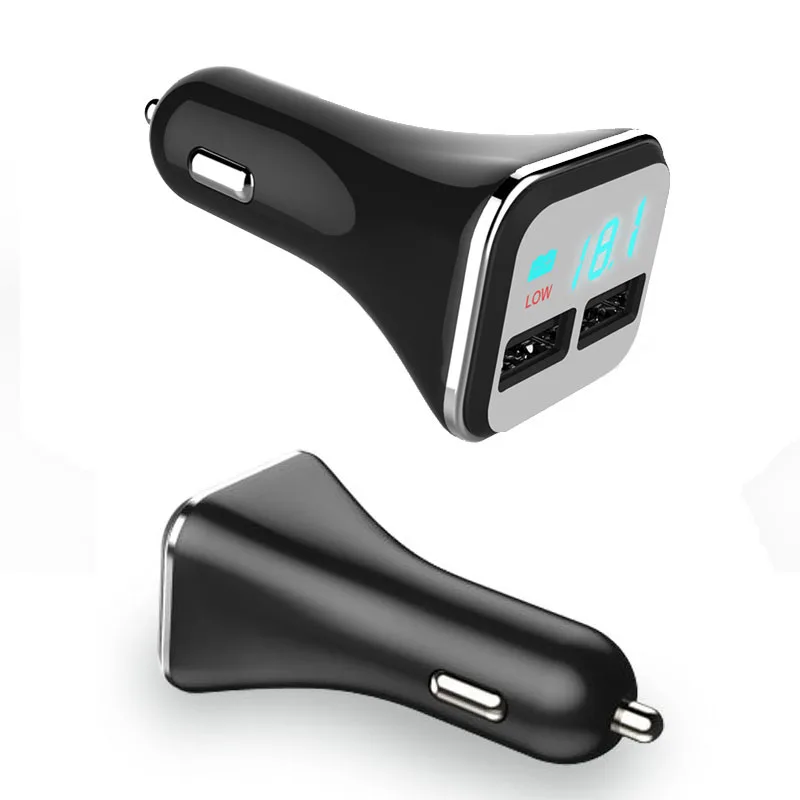 

4.8A Quick Charge 2 USB Port LED Display Cigarette Lighter Phone Adapter Car Charger Charging for Samsung Galaxy S6 HTC LG