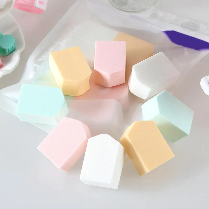 

8pcs PU Makeup Sponge Puff Dry Wet Dual Use Concealer Foundation BB/CC Cream Cosmetic Puffs Waterdrop Cosmetic Puff