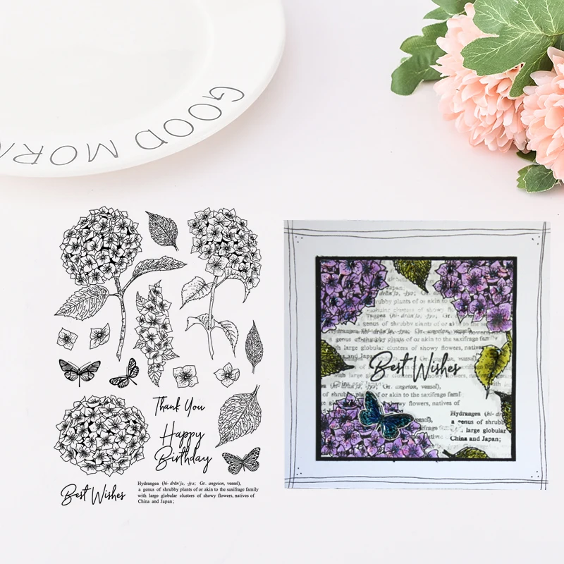 

SP Flower of blessing Clear rubber stamps/kids clear stamps and dies for scrapbooking/card making/children silicone stamps