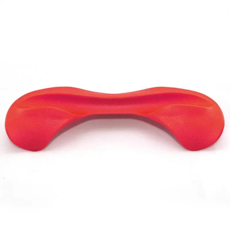 Защита для фитнеса штанга гантельного типа Blaster коврик для занятий тяжелой атлетикой, приседаний плечо защитная накладка - Цвет: Красный