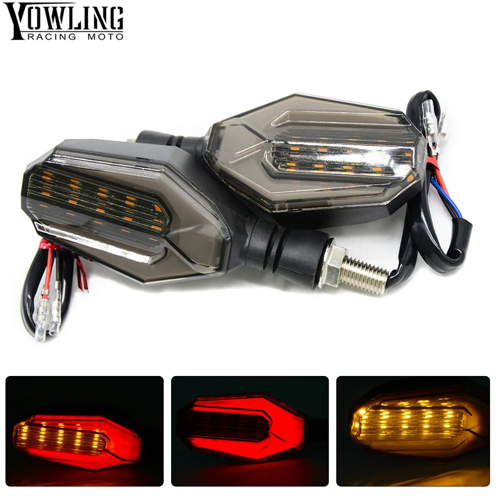 Motorcycle Turn Signal 14 LED 12V 2W Moto Flasher For Dual Sport Suzuki
