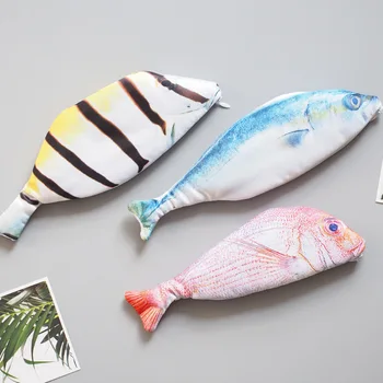 

1pcs South Korea stationery wholesale creative new SMF-0304 marine fish pen bag generation creative personality stationery bag
