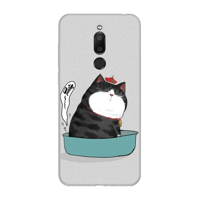 For Meizu M6T Case 5.7” Silicone Painted Cartoon Back Cover For Meizu M6T Case M6 T Cover Soft TPU Funda for Meizu M 6T M811H