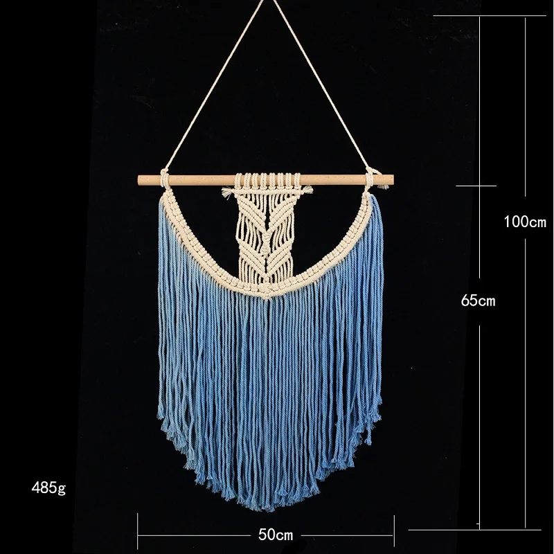 Богемский макраме настенный гобелен настенный Декор МАНДАЛА ГОБЕЛЕН Бохо домашний декор тканая настенная подвеска крючком лучший подарок