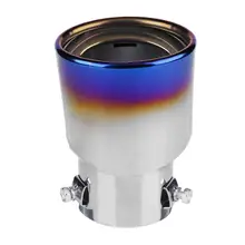 VODOOL Car Auto Exhaust Muffler Automobiles Exhaust Muffler Noise Snubber Tip Pipe Car Rear Tail Throat Liner Accessories