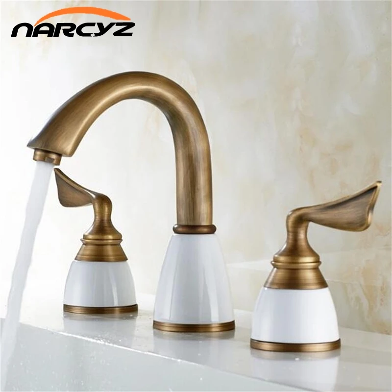 3 piece bathroom sink faucet set