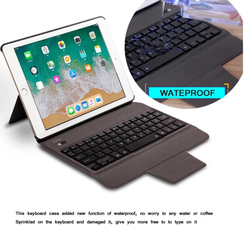 Беспроводной Keybaord для iPad Pro 10 5 дюймов 2017 /iPad Air 2019 Ультратонкий чехол с подсветкой
