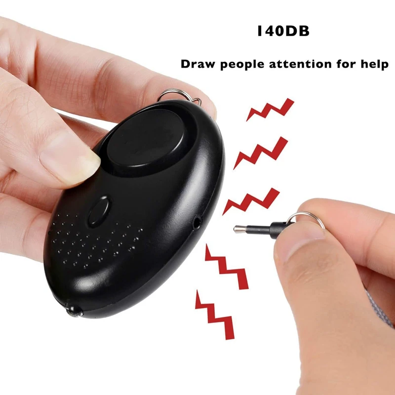 

Emergency Personal Alarm Security Alarm Key Chain With Led Flashlight