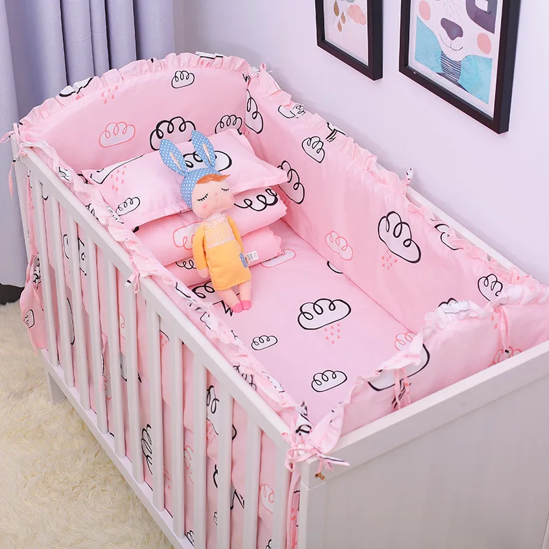 girl crib bedding with bumper