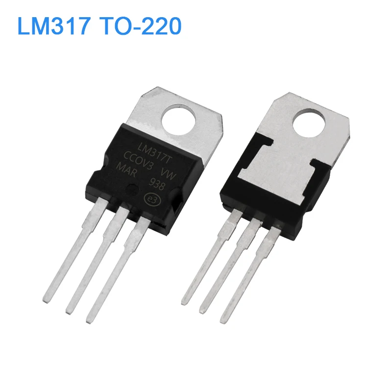 

10pcs/lot LM317T LM317 TO-220 Adjustable Voltage Regulator