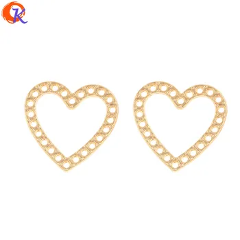 

Cordial Design 100Pcs 20*20MM Jewelry Accessories/Earrings Connectors/Heart Shape/DIY Jewelry Making/Hand Made/Earring Findings