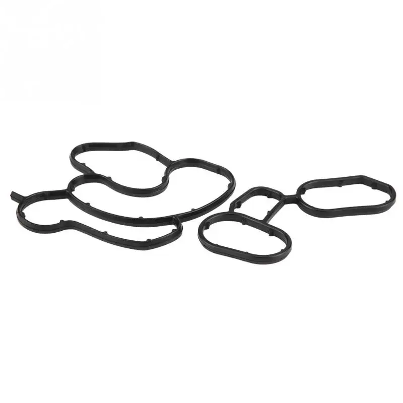 For Bmw 2pcs Car Engine Oil Filter Housing Gasket Set Oil Cooler Seal