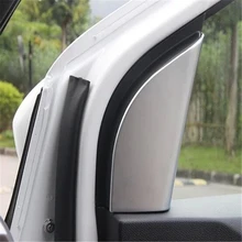 Welkinry Авто Крышка для Honda CITY GM6 АБС хромированная Защитная панель для двери столб Колонка подкладке треугольник отделкой