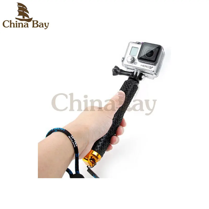 

Can Be Locked Aluminum Extendable Pole Telescoping Handheld Monopod for GoPro Hero 1/ 2/ 3 3+ 4 SJ 4000 EKEN H9