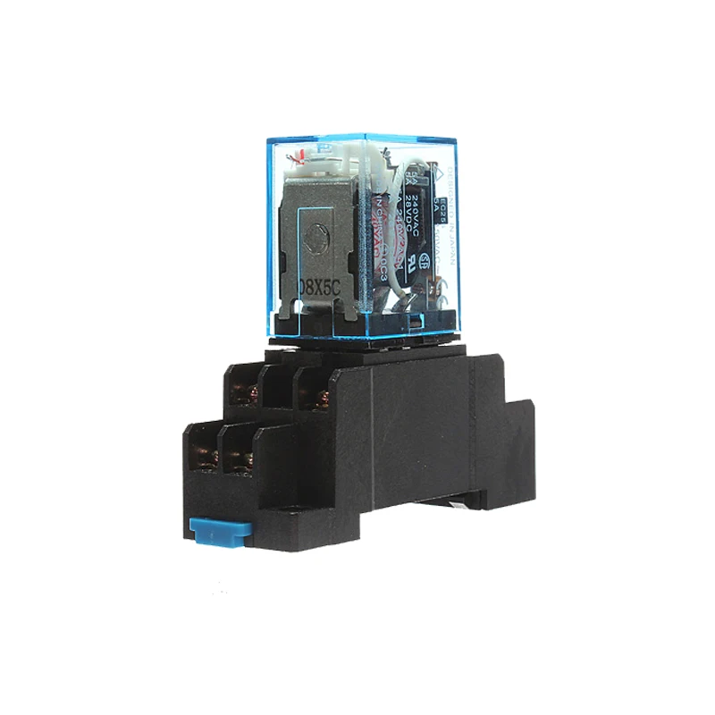 

220/240V AC Coil DPDT Power Relay MY2NJ 8Pin 5A with DYF08A Socket Base