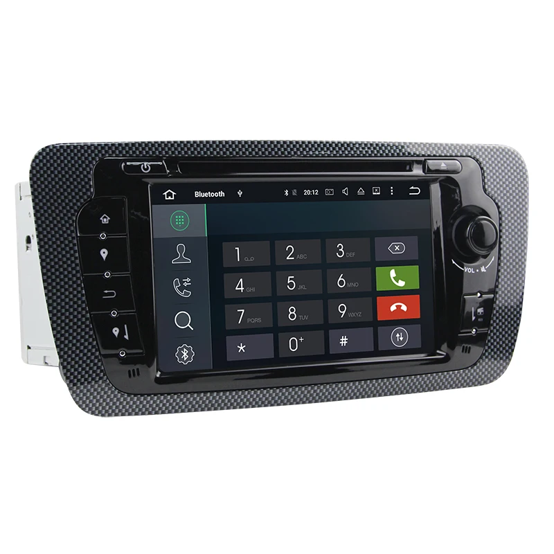 Cheap KSAOTU 7" DAB+ 4G Android 8.0 Car DVD Player SD GPS for SEAT IBIZA 3