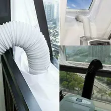 Универсальная Ткань для уплотнения окон с воздушным замком, водонепроницаемый домашний Мобильный кондиционер, мягкая ткань, герметичная перегородка, водоотталкивающая сушилка, 4 м