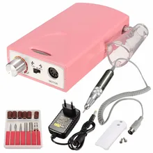 Nail Polishing Sander Drill Bit Instrument Portable Electric Nail Drill Machine Rechargeable Cordless Manicure Pedicure Set