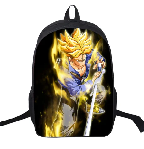 16 дюймов Dragon Ball Z Sun рюкзак с Гоку для подростков мальчиков девочек школьные сумки для женщин мужчин Дорожная сумка Детские Школьные Рюкзаки - Цвет: 010