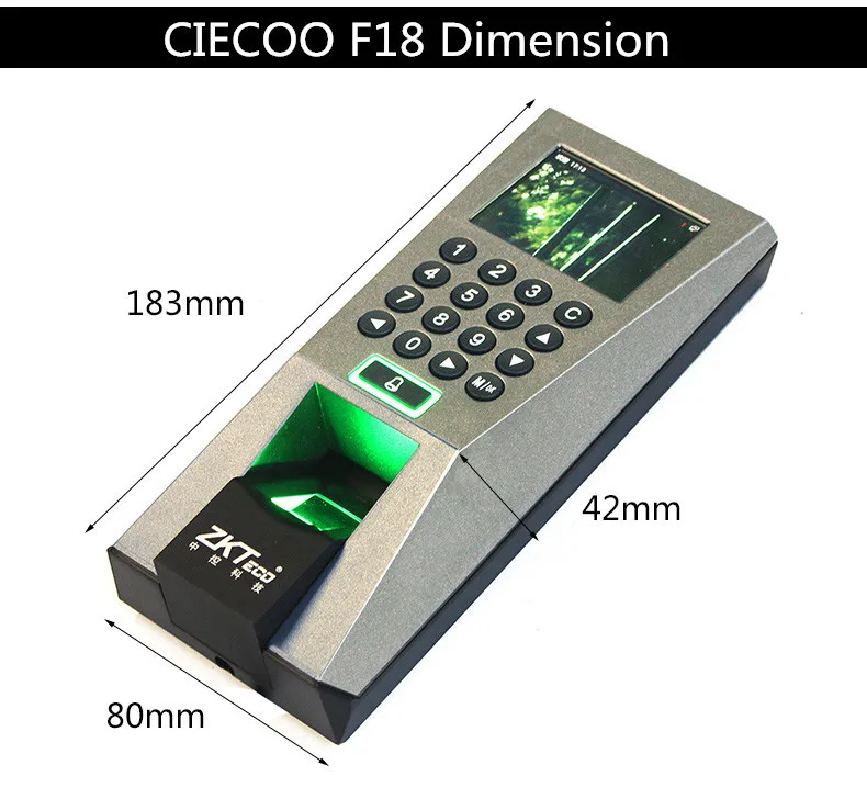 F18 dimension