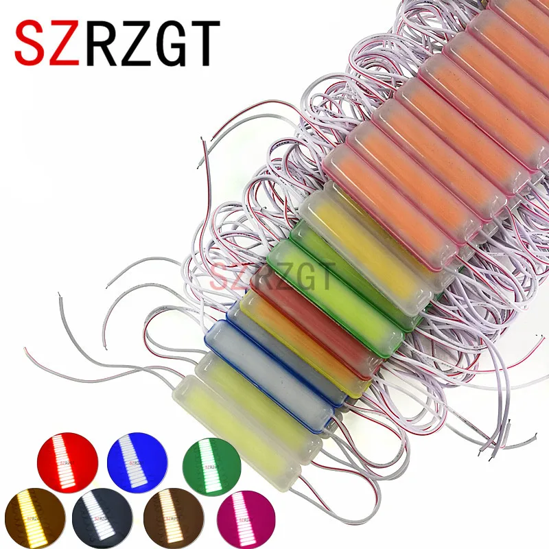 

20 pcs/lot 2W/pcs injection COB LED Module with lens 160 degree,DC 12V advertising light,Led Backlight For Channel Letters