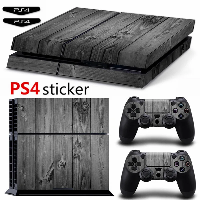 Виниловая наклейка на консоль Ps4 2 контроллера|Наклейки| |